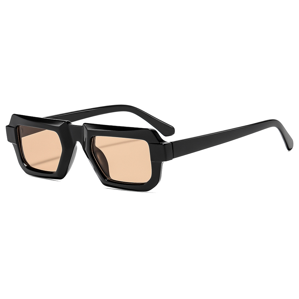 Men Square Minimalist Fashion Sunglasses UV 400 Protection European American Trendy Outdoor Sun Glasses