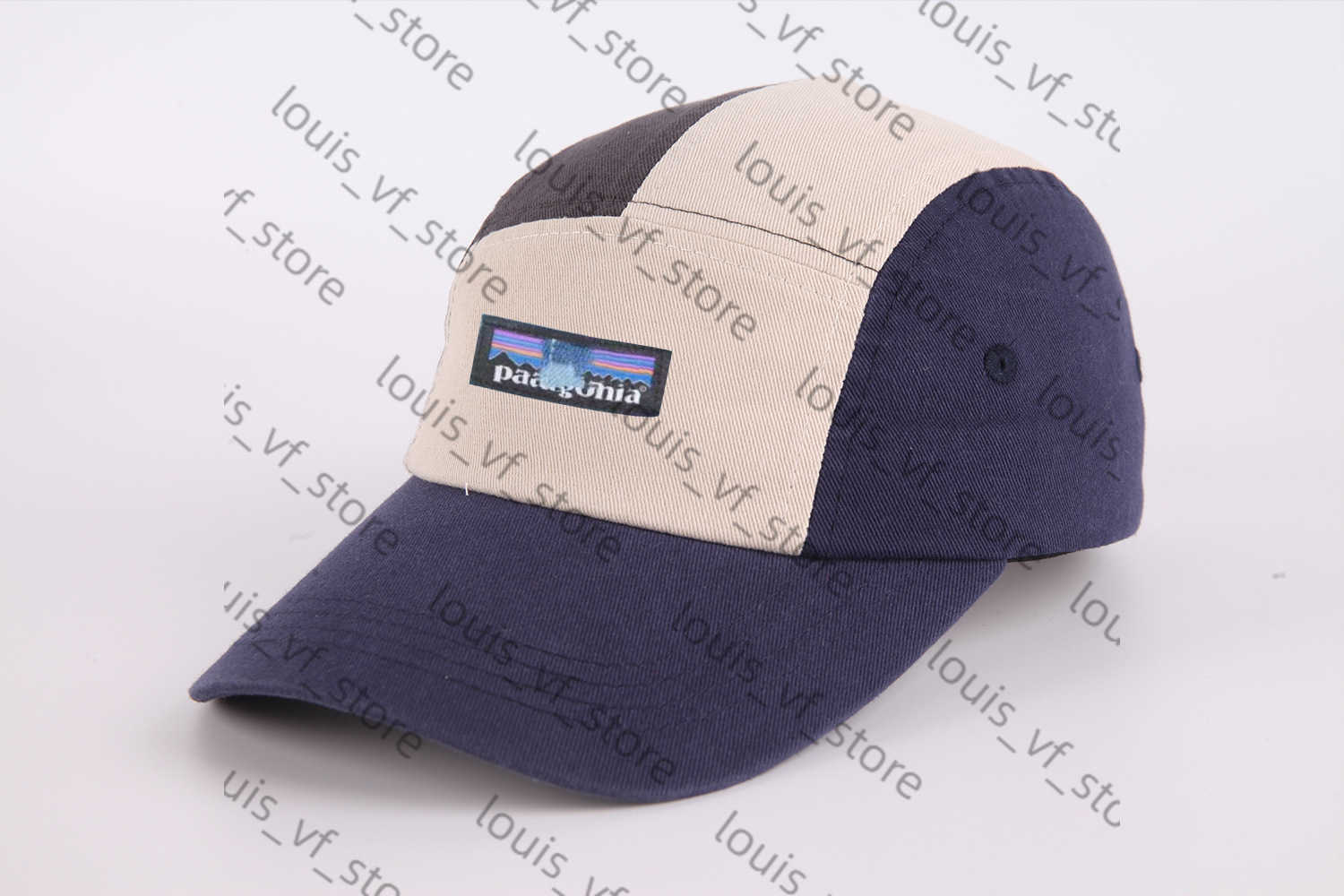 Soft Top Color Blocked Curved Washed Cotton Baseball Cap for Men Breathable Summer Sun Protection Truck Hat H250411