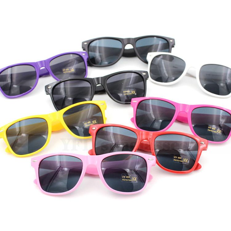 Fashion classic plastic sunglasses retro vintage square sun glasses for women men adults kids children multi colors Z260305
