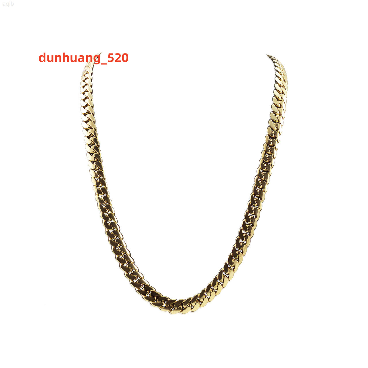 Real 10k Solid Yellow Gold Filled Cuban Link Chain Necklace Miami Chains