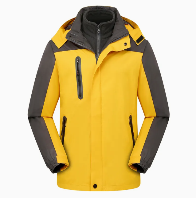 Men's Fashion Mountaineer Jacket - Durable Windproof #0721 Outerwear for Hiking & Cycling Activities