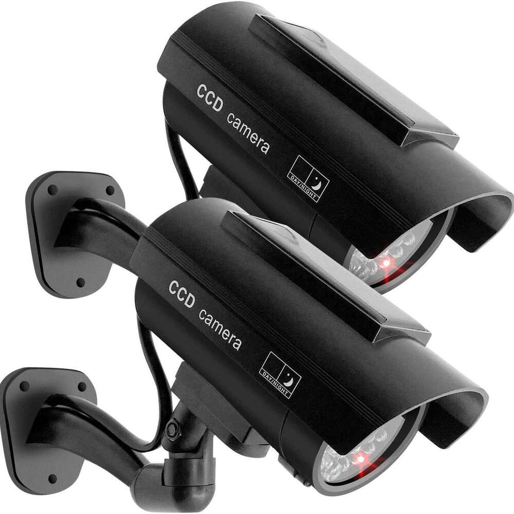 New solar simulation camera simulation monitor fake surveillance camera fake camera model