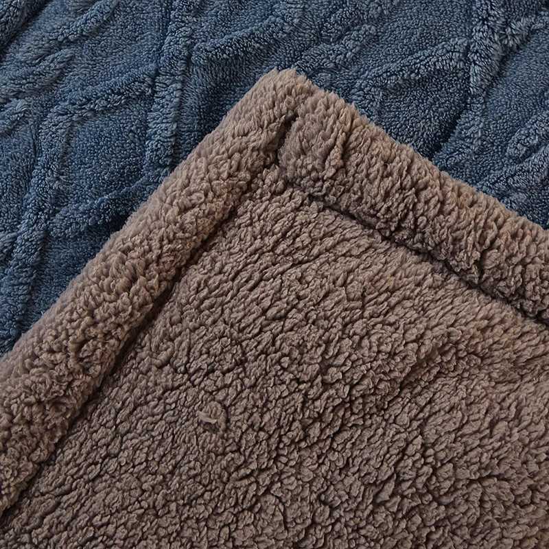 New Tafu velvet thickened winter blanket student dormitory blanket nap office milk velvet lamb velvet blanket C251111