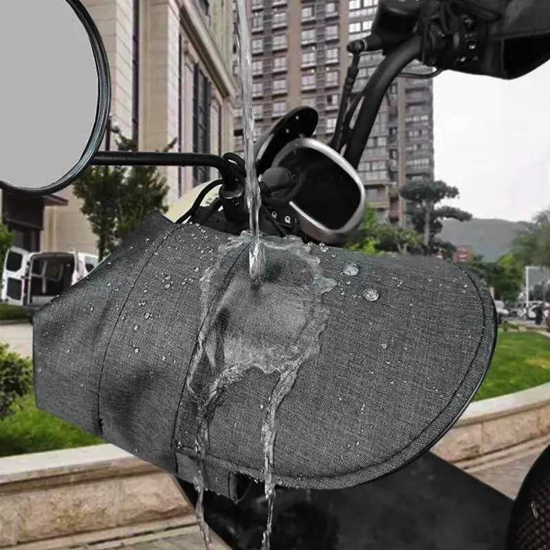 Motorcycles Handlebar Gloves For E-bike Motorcycles Outdoors Sun Protection Windproof Waterproof Handlebar Cover Accessories S25118{category}