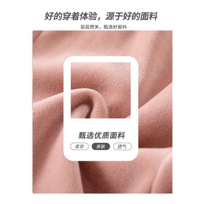 Childrens Fleece Pants Autumn Winter New Style Korean Childrens Versatile Soft Jogger Pant Baby Boys and Girls Trousers L251110