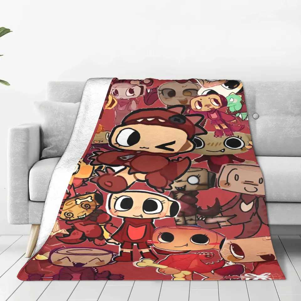 Dandys Game World Poster Gallery Prints Plush Blanket Flannel Throw Blanket For Couch Chair Sofa Bed Super Warm Bedspread Gift C251111