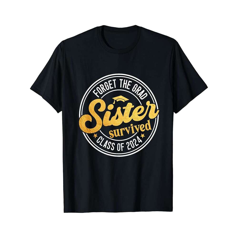 Designer T shirt Forget The Grad Aunt Survived Class Of 2024 Graduation - 220g T shits