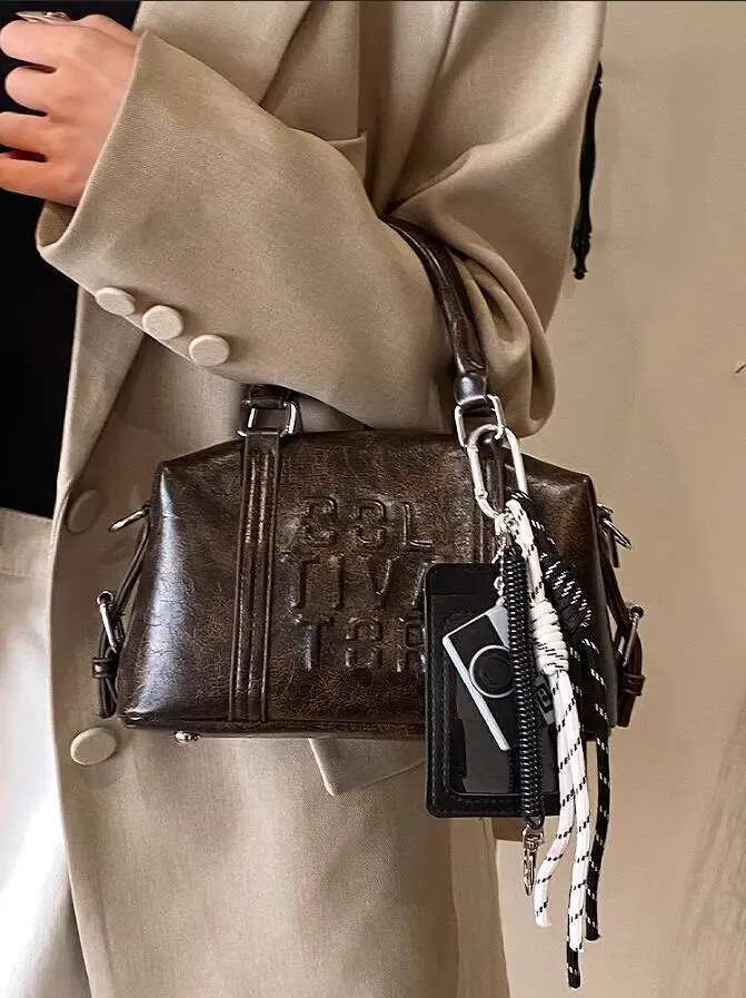 Top-Handle For Women Brand Designer Crossbody Bags With Pendent Large Capacity Pillow Bag Boston Purses And Handbag