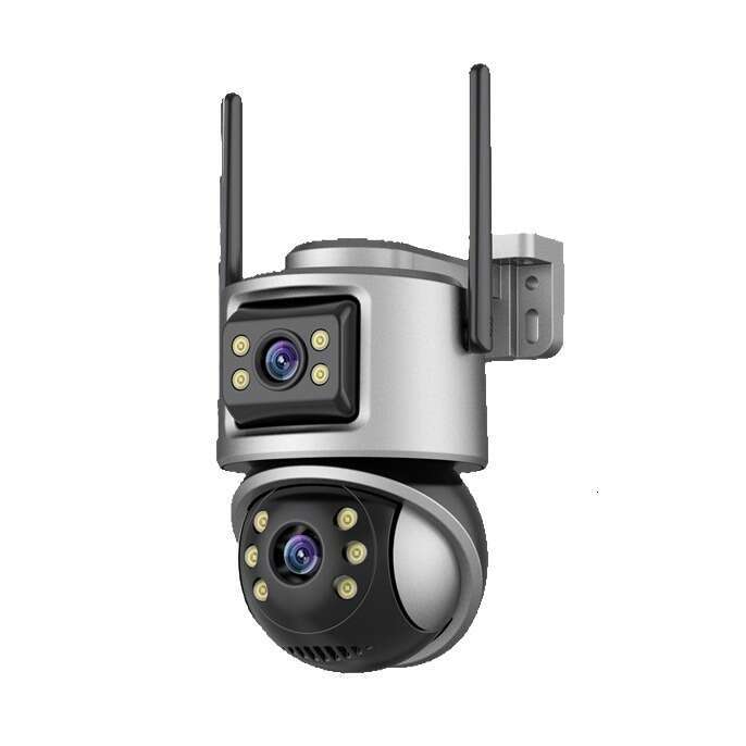 Hot-selling icsee binocular 8MP double lens HD camera home wireless gun ball linkage monitor