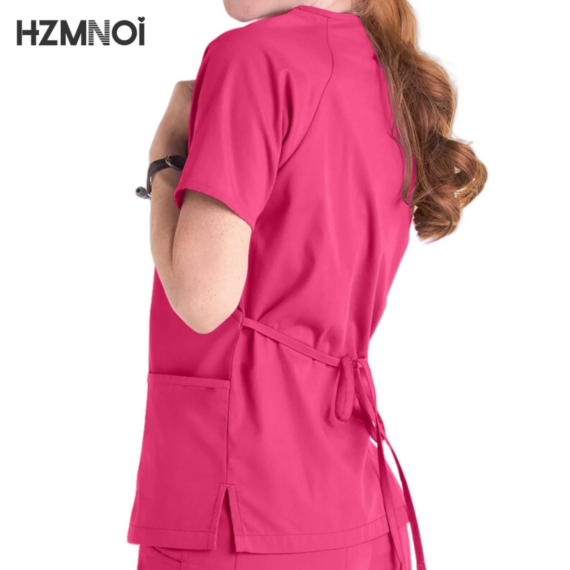 Polychrome Medical Uniform Women Scrubs Sets Pet Hospital Working Scrub Suits Nurse Accessories Dental Surgery Suit Lab Workwear X2505281