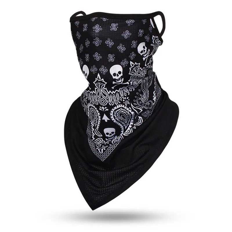 Multi-function Scarf Skull Face Mask Cycling Bandana Earloops Face Balaclava Cover 3D Print Sunscreen Windproof Neck Gaiter S251110