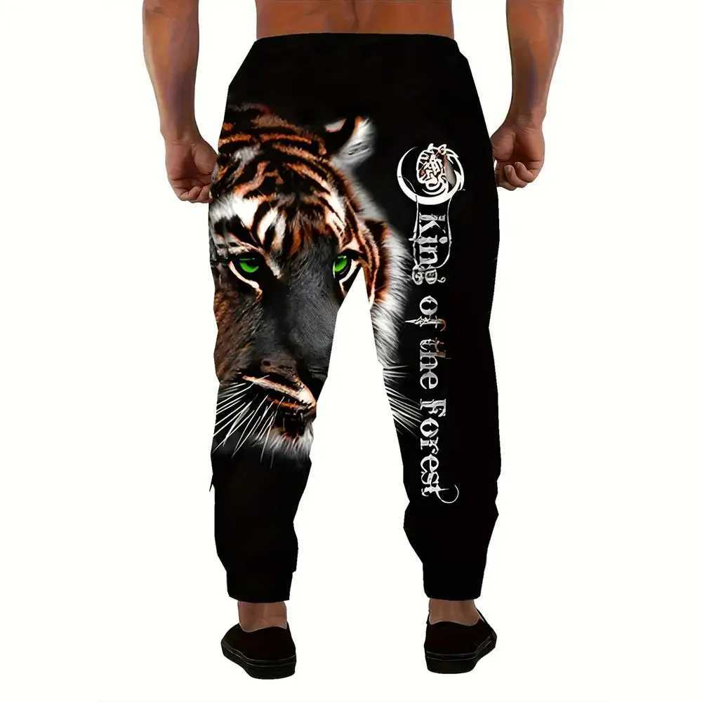 2024 New Graffiti Printed Mens Large Loose Casual Pocket Sweater Pants Winter Thick Warm PantsXJ250410