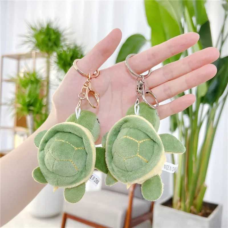 1 plush turtle toy filled with cute small keychain pendant for childrens toys childrens gift keychain W250411