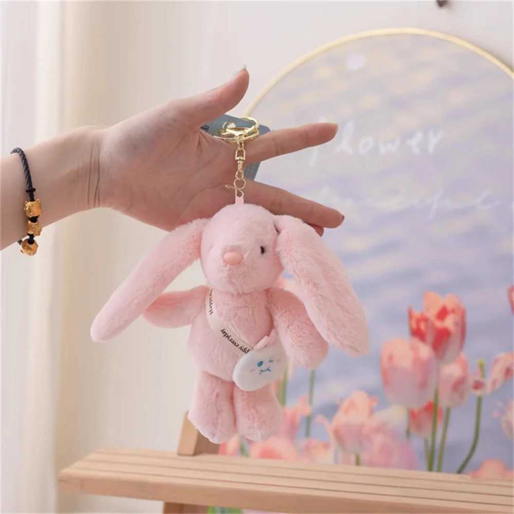 Wholesale keychain couple backpack cartoon plush toy pendant W250411