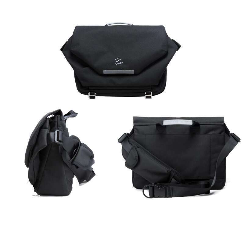 Messenger For Men, Waterproof Nylon Crossbody Fit 14 Inch Laptop, College Travel Sg Bag With Reflective Design