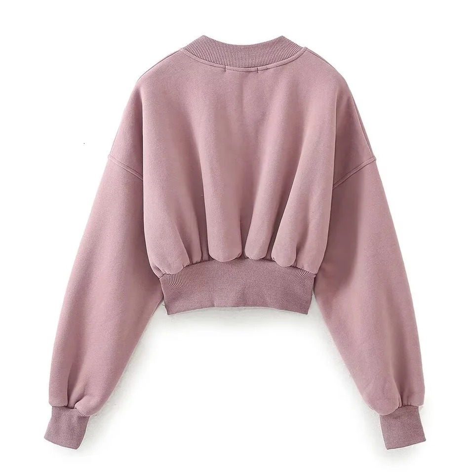 PBZA Winter Womens Clothing Simple Letter Embroidered Stand up Collar Short Hoodie High Waist Wide Leg Pants Set 251106