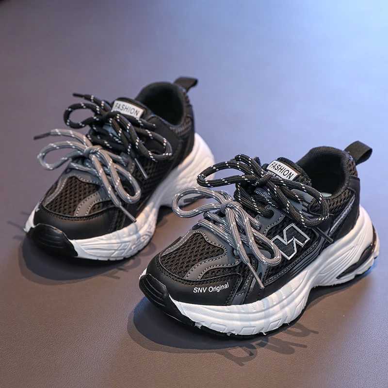 Fashionable childrens basketball shoes boys and girls anti slip childrens sports shoes lightweight outdoor sports shoes coach football uniforms Z25041