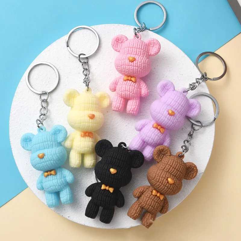 Creative Bear Keychain Colorful Bear Hot - Selling Pendant Keychain Accessories W250411