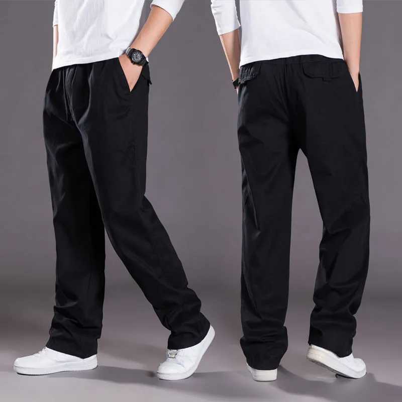 Mens cargo pants summer and spring cotton workwear new large size 6XL casual climbing and jogging pants Hombre autumn TrouserXJ250412