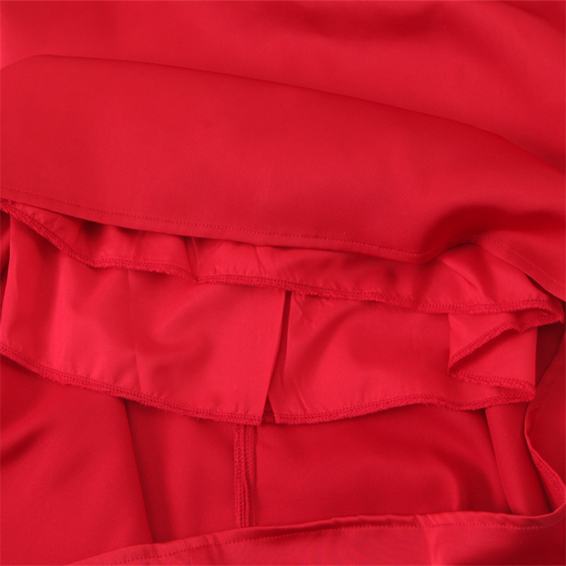 2025 spring/summer casual new women's sexy backless slim fit silk satin texture MIDI dress solid color versatile