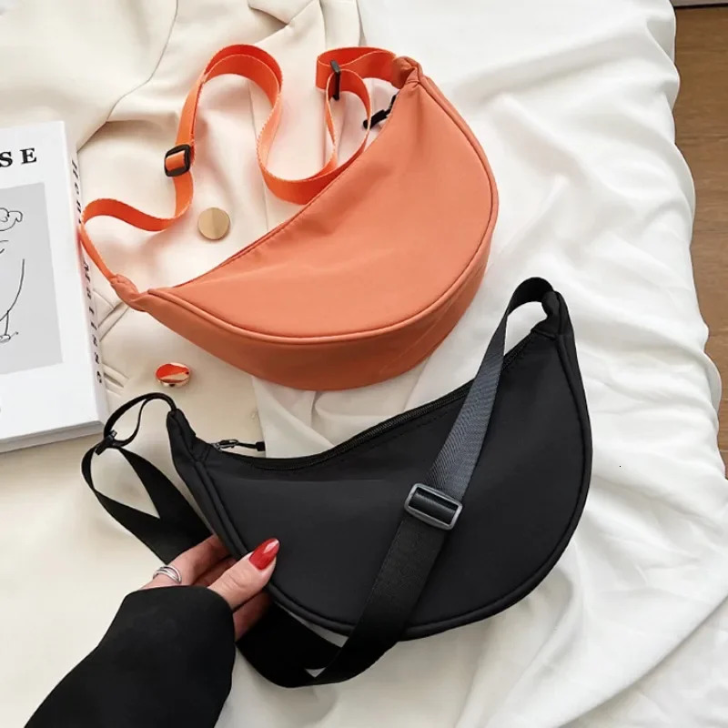 Upgraded Version Crossbody Bag Trendy Dumpling Lightweight Small Body Underarm Single Shoulder Canvas 251110