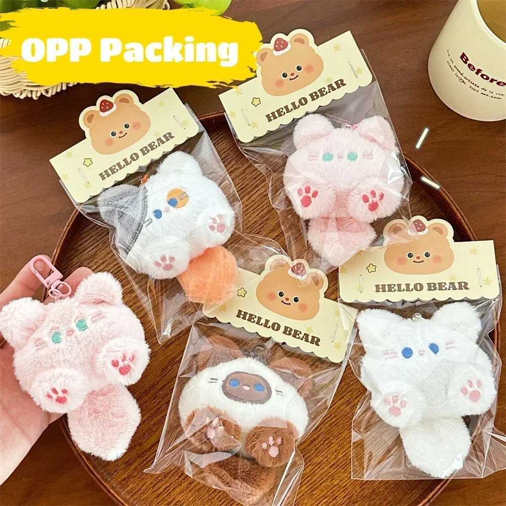 Kavay keychain cute plush cat doll pendant keychain girl backpack filled keychain soft toy couple packaging decoration gift W250411