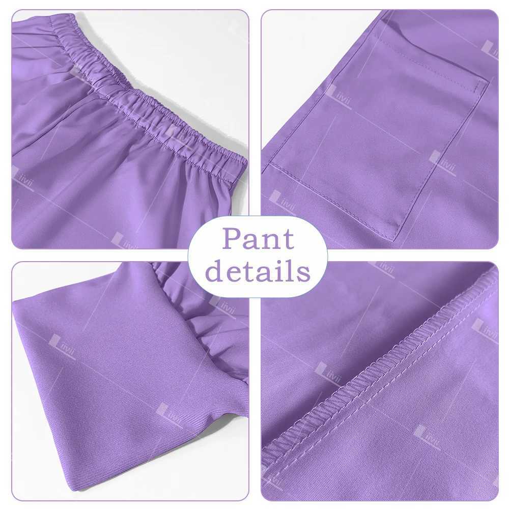 Medical Uniform Elastic Matte Set Hospital Surgery Matte Top Nurse Work Clothes Doctor Clothing Medical Accessories X250410