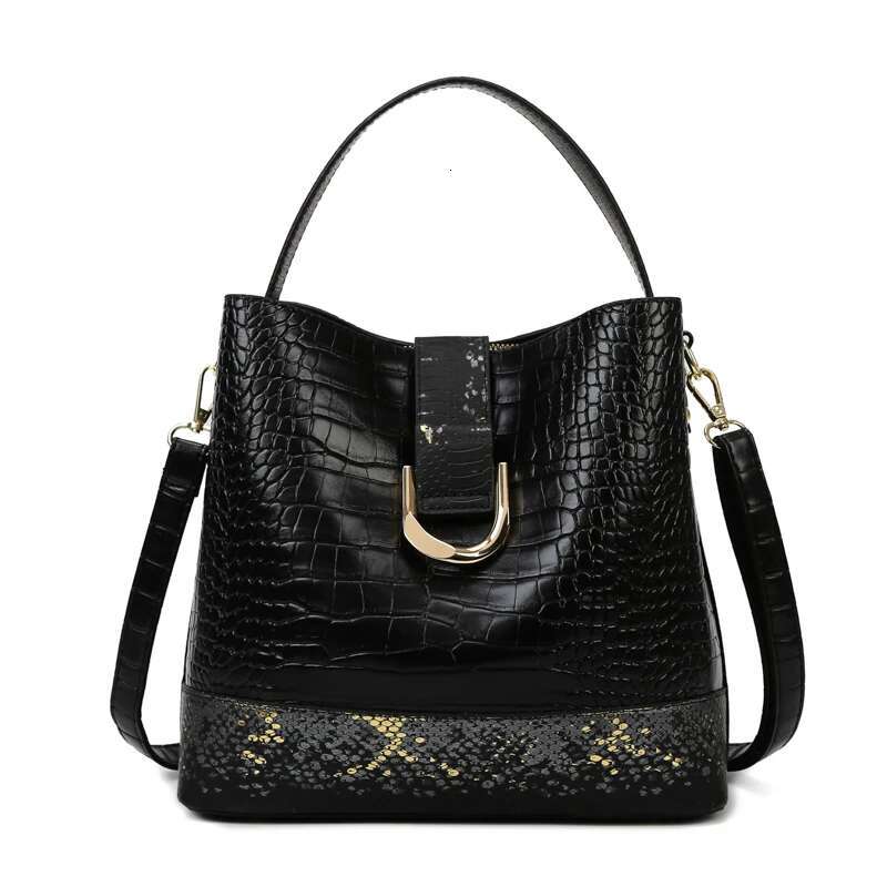 2024 New Soft Leather Bags Designer Handbag Brand High Quality Crocodile Pattern Women Crossbody Shoulder Bag Sac A Main