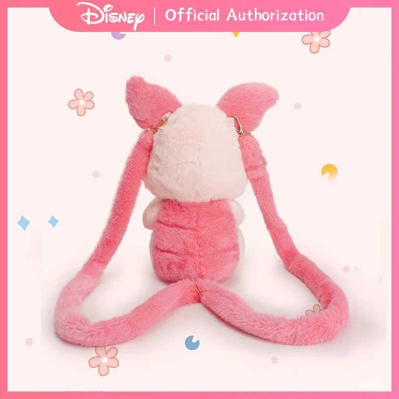 Disney 30CM Disney Winnie The Pooh Piglet Plush Toy Bag Knapsack Cute Cartoon Animal Doll Anime Companion Memorable Birthday Gift Y2504011
