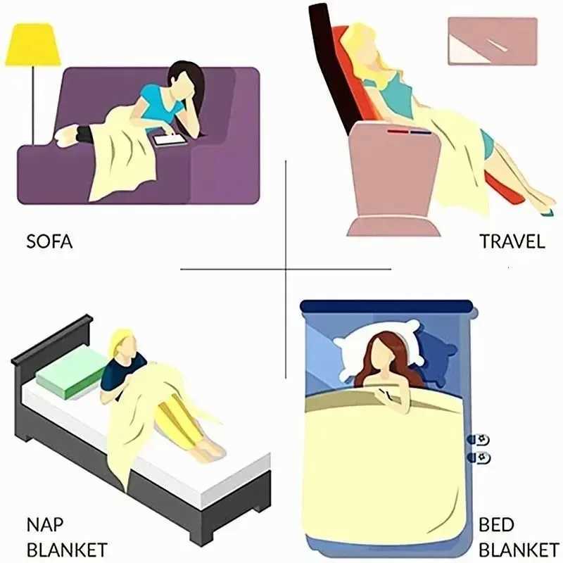 Soft Christmas Tree Print Warm And Comfortable Blanket As A Gift For Family And Friends Skin Friendly And Soft Sleeping Blanket C251111