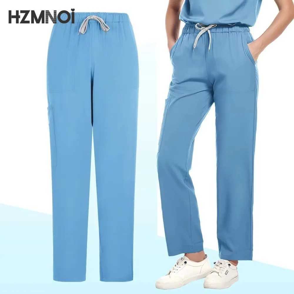 New Nurse Uniforms Women Men Casual Jogger Pants Set Pharmacy Work Clothes Medical Hospital Doctor Nursing Uniform High-end Suit X250410
