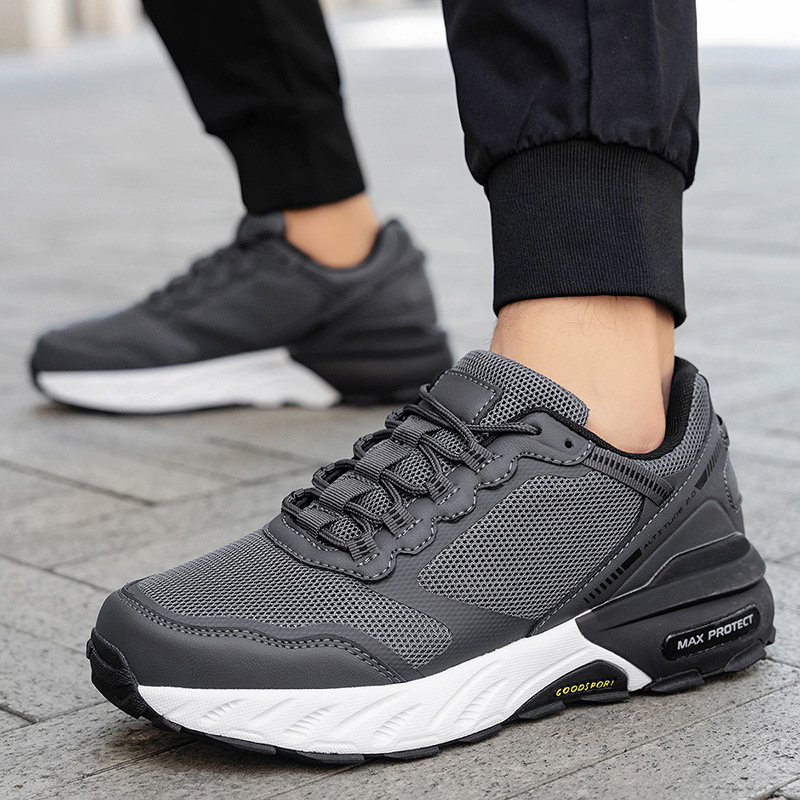 Free Shipping 2025 New Fashion Designer Sneakers Plus Size shock absorption and anti-slip Air Cushion running shoes for Men