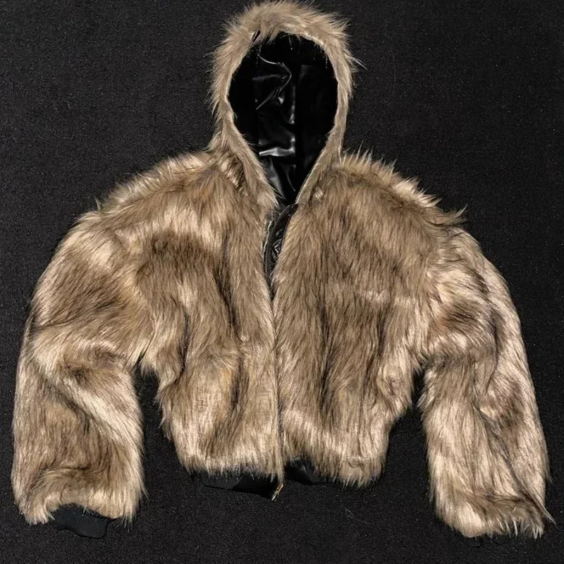 Mens Winter Arrival Two-Sided Wearable Faux Fur Coat - Integrating Fox Fur for Trendy leather jacket Winter Warmth 251106