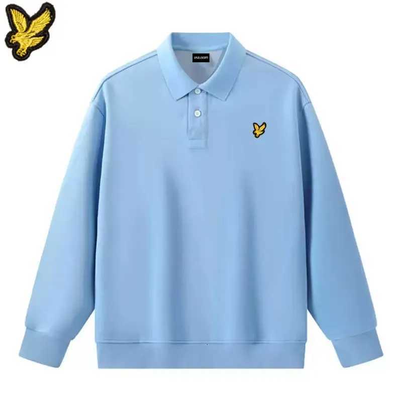 Hot Sales autumn winter cotton brand Eagle Embroidery LYLE mens womens casual overcoats with lapels sweatshirts Loose hoodie M251111