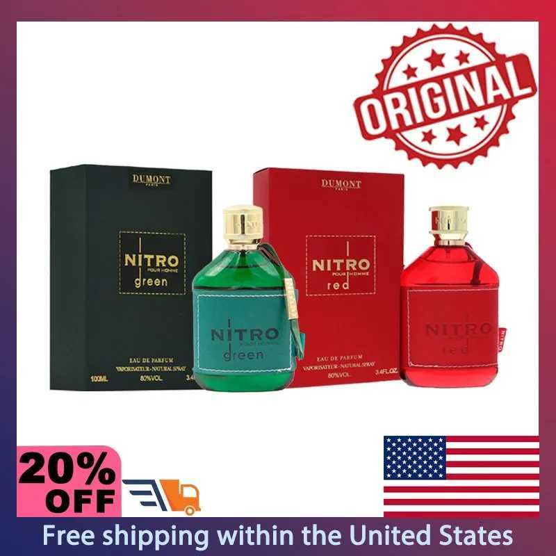 Dumont Nitro Red Nitro Green Eau De Parfum Spray 100ml Original Arab Perfumes Lasting Floral Fruit Fragrance Perfume Hombre Gift W251111