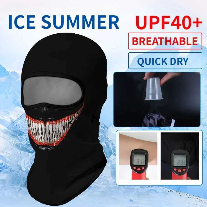 Balaclava Hiking Scarves Venom Mask Neck Gaiter Mask Bandana Tactical Army Headband Motorcycle Face Shield Pasamontanas Headgear S251110