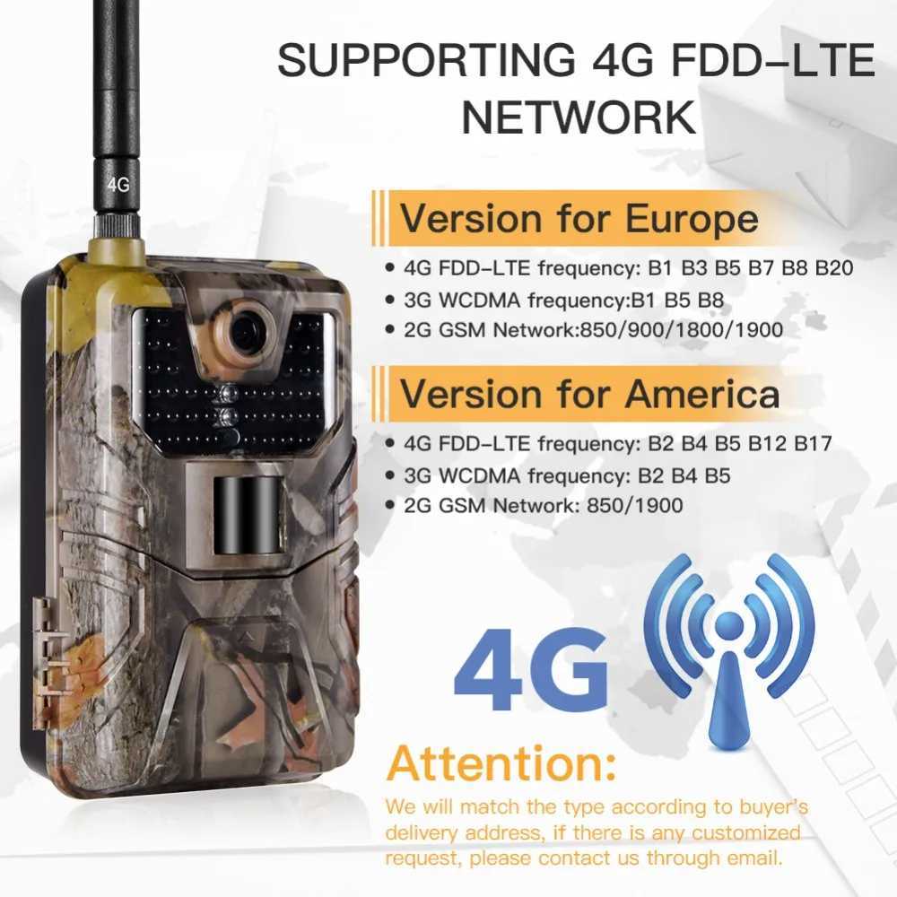 Real time broadcasting application Trail Camera Cloud Service 4G 30MP Wireless Wildlife Hunting Camera HC900PRO 0.3S Night Vision X2504111