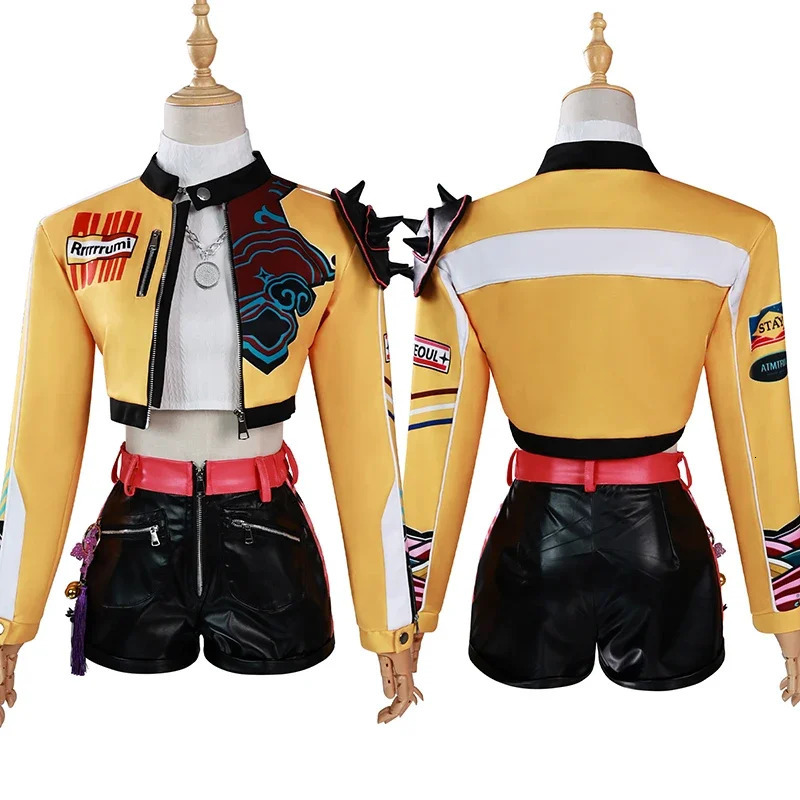 Rumi Mira Zoey Cosplay KPop Cosplay Costume Wig 2026 Uniform Women Girls Halloween Party Role Playing Outfits for Adult Child251111