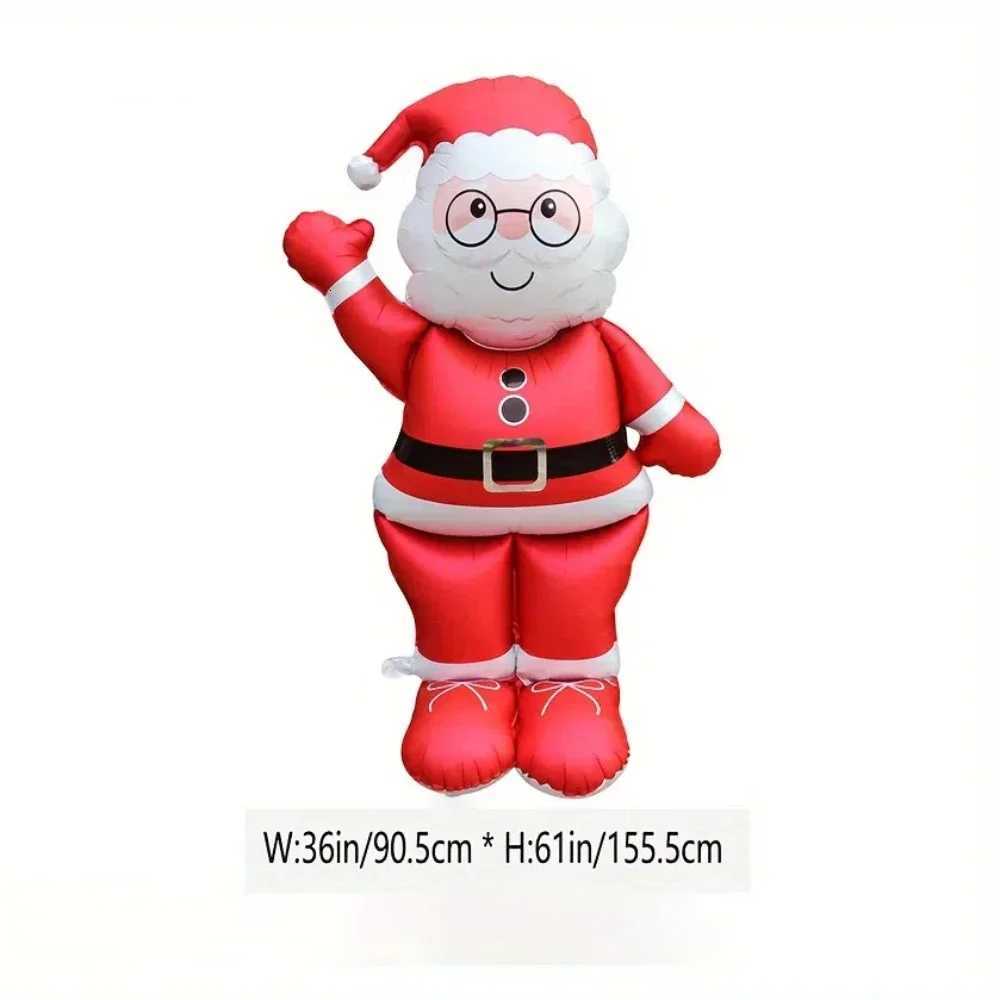 Christmas 1pcs Santa Foil Balloons - 61 Self-Sealing Christmas New Years Themed Parties Perfect for Holiday Decorations Y251111