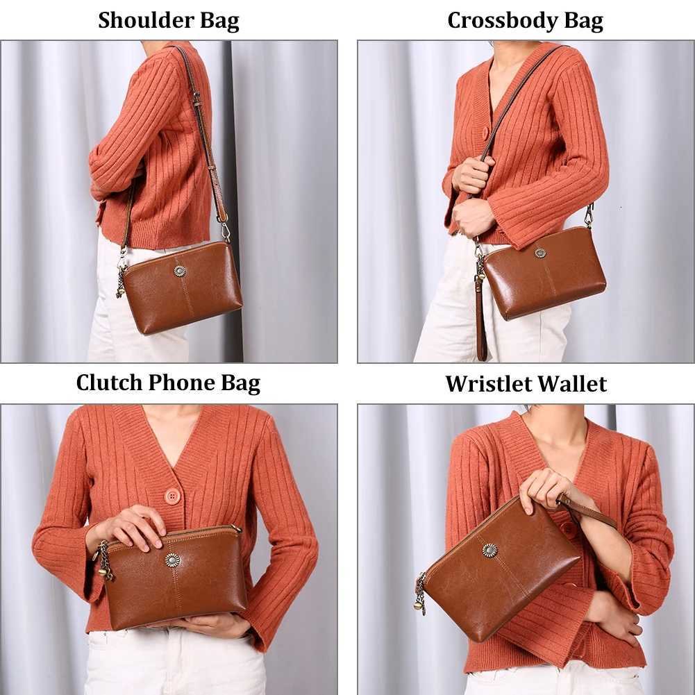 2025 Fashion Women Leather Handbags Female Multifunctional Large Capacity Shoulder bags Crossbody Bags For Ladies Phone PurseT251110