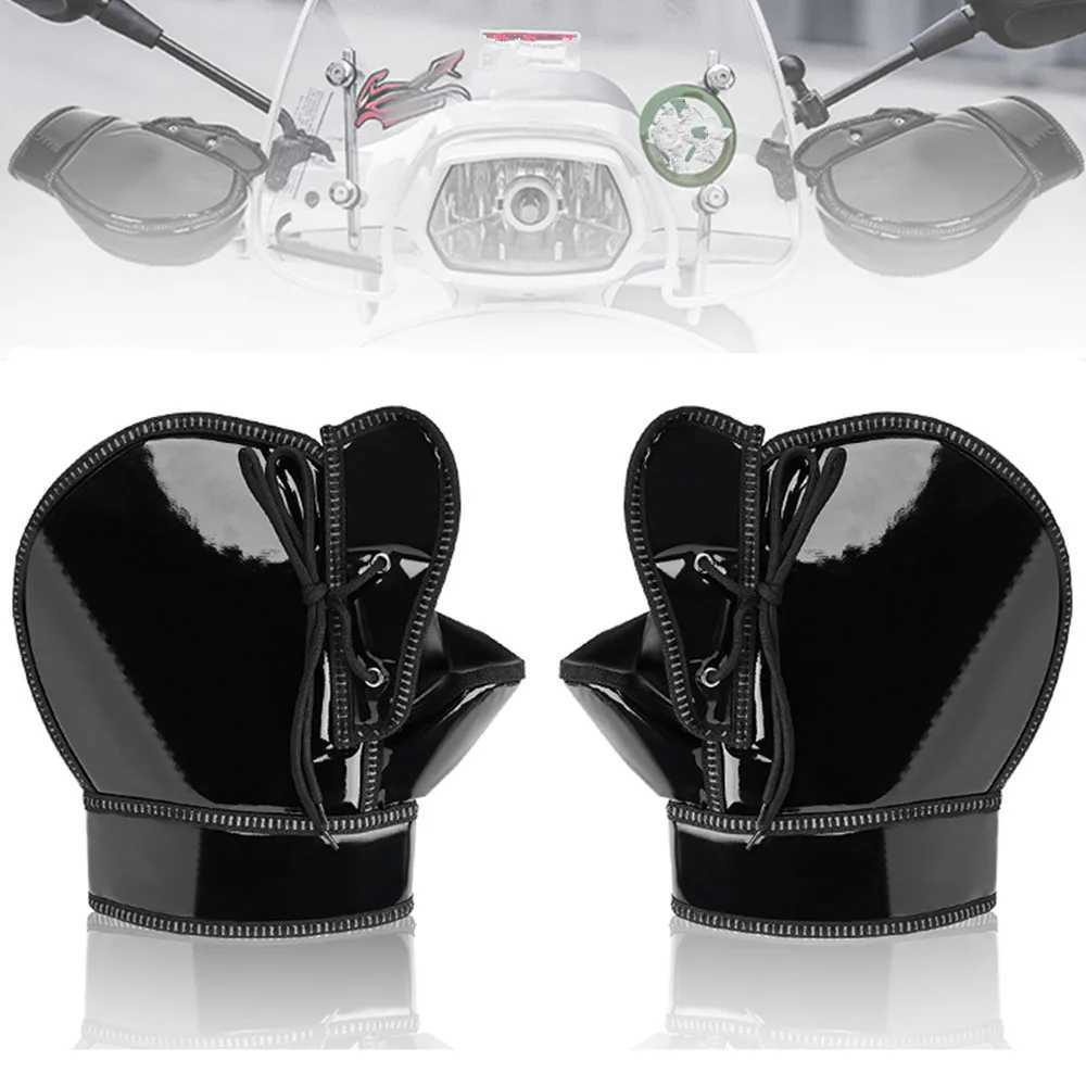 Motorcycle Handlebar Muffs Waterproof Windproof Winter Warmer Handlebar Gloves Motor Scooter Electric Vehicles Motorbike Gloves S25118
