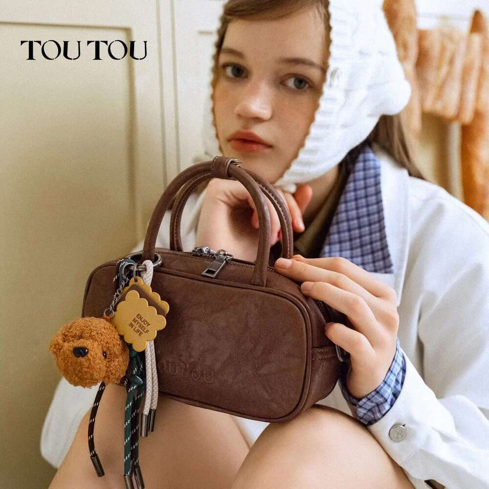 Designer Bag TOUTOU Boston Bowg Imitation Plant Tanning Premium Autumn Single Shoulder Handheld Crossbody Bag For Women Christmas Gift