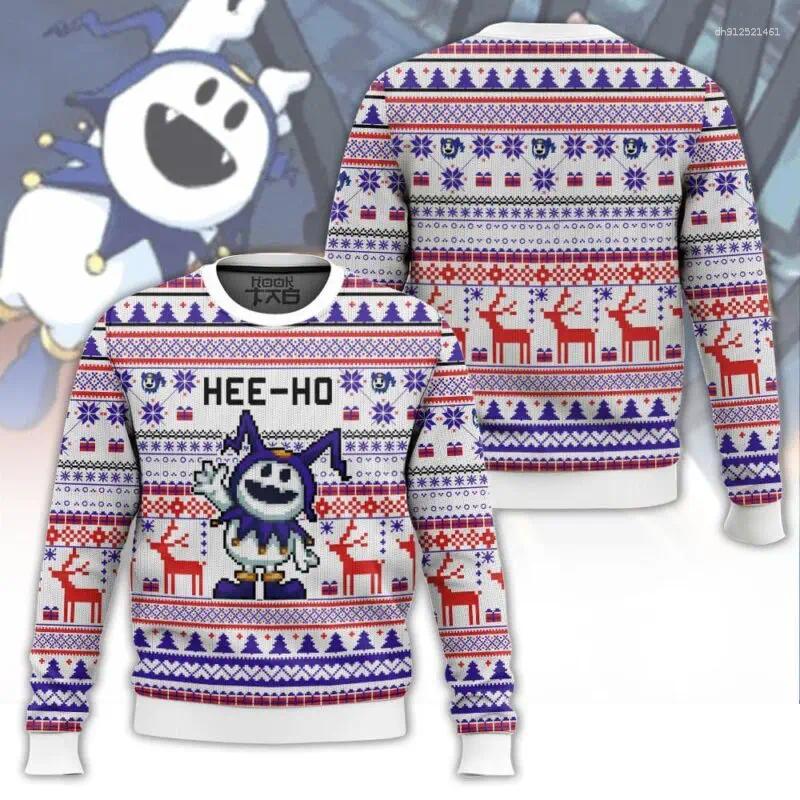 Men's Sweaters Hee Ho Jack Frost Ugly Christmas Sweater Funny Holiday Party Pullover Warm Cozy Xmas For Men Women Gift 2026