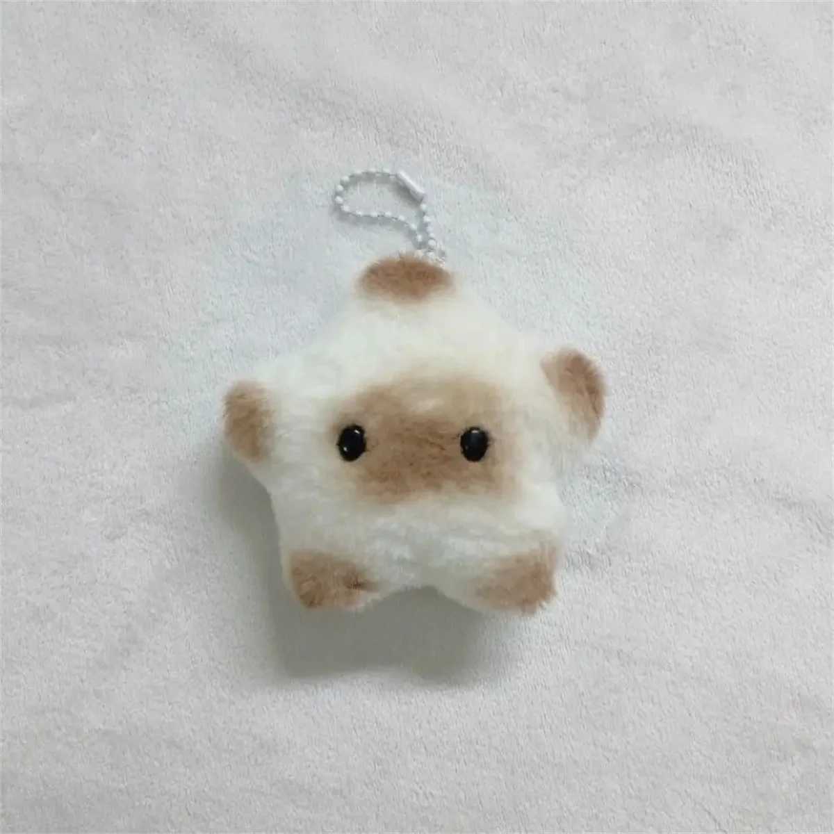 Cartoon Squeeze Capybara Plush Keychain Kawaii Plush Fill Soft Siamese Cat Keyring Toy Squeeze Capibara Doll Children W250411