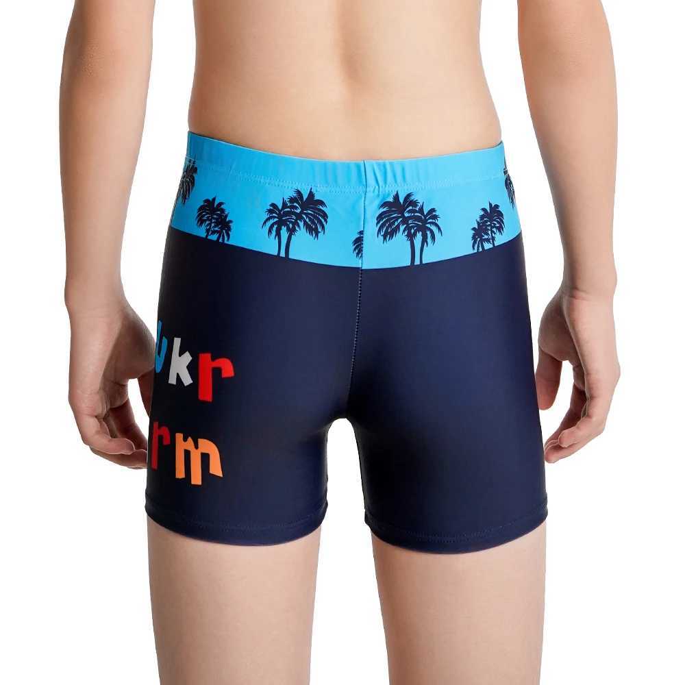 Boy swimming relay toddler swimming shorts quick drying swimming boxer cute dinosaur shark print childrens swimsuitW250410