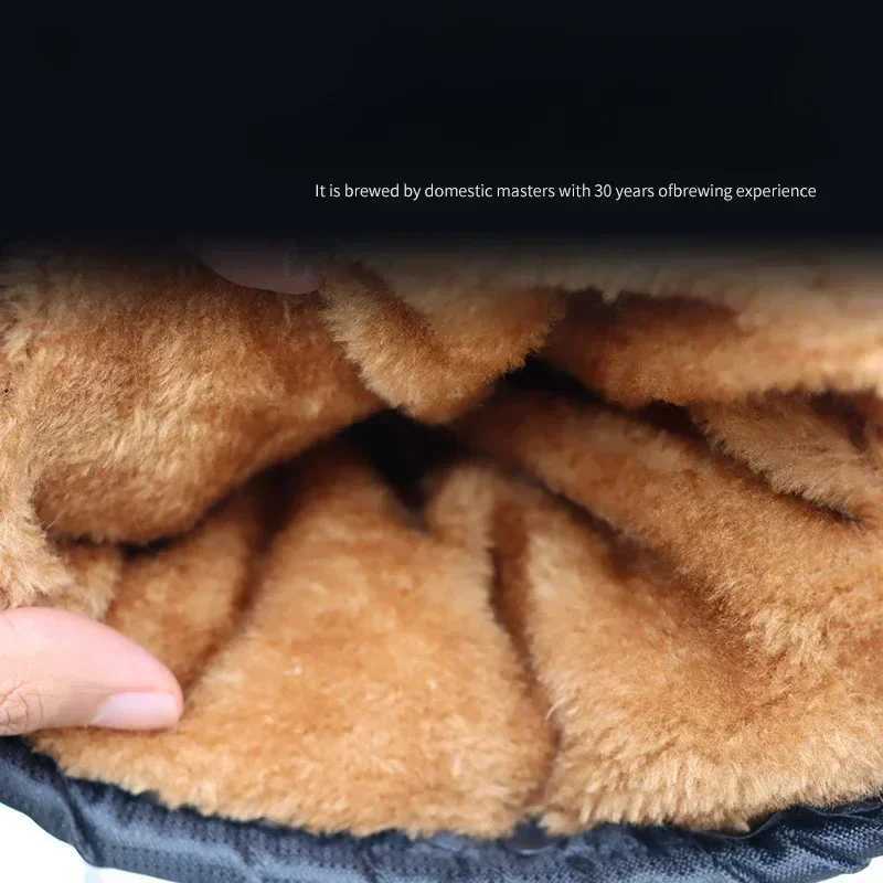 Universal Winter Motorcycle Gloves Handlebar Muffs Reflective Strip Warm Handle Bar Cover Gloves for Motorbikes Scooters Riding S25118