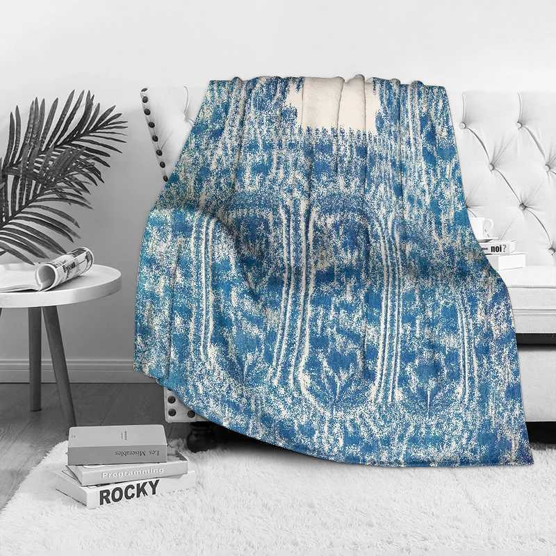 Bohemian Floral Paisley Pattern Blanket Decorative Throw Sofa Bed Cover for Living Room Bedroom Home Decor C251111