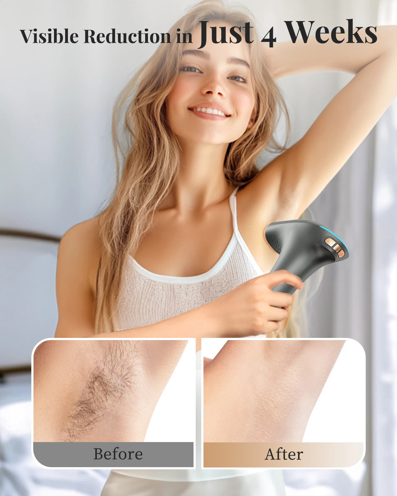 Laser hair removal Pro IPL device painless permanent hair removal device with HR/SC/RA 9-level 999999light body hair trimmer 250410
