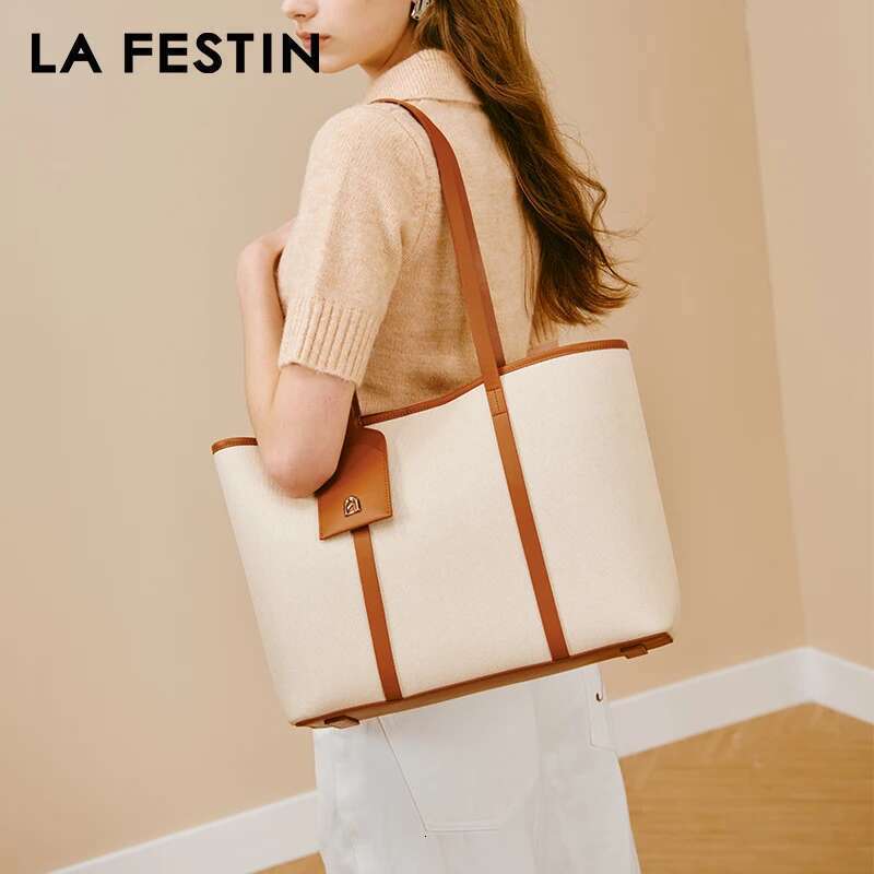 LA FESTIN Tote For Women's 2024 New Large Capacity Shoulder Ladies Crossbody Fashion Messenger Bag Shopping Bags