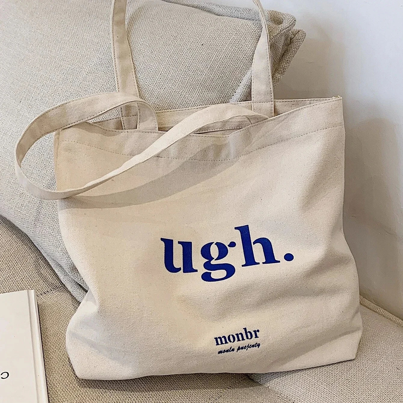 Women Canvas Shopping Bag OMG Books Female Cotton Cloth Shoulder Eco Handbag Tote Reusable Grocery Shopper Bags 251110